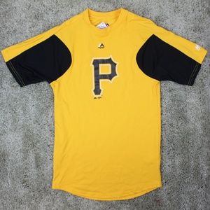 MLB Pittsburgh Pirates Baseball Yellow Black Shirt